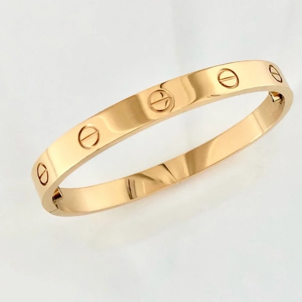 Screw Gold Bracelet Classic Model